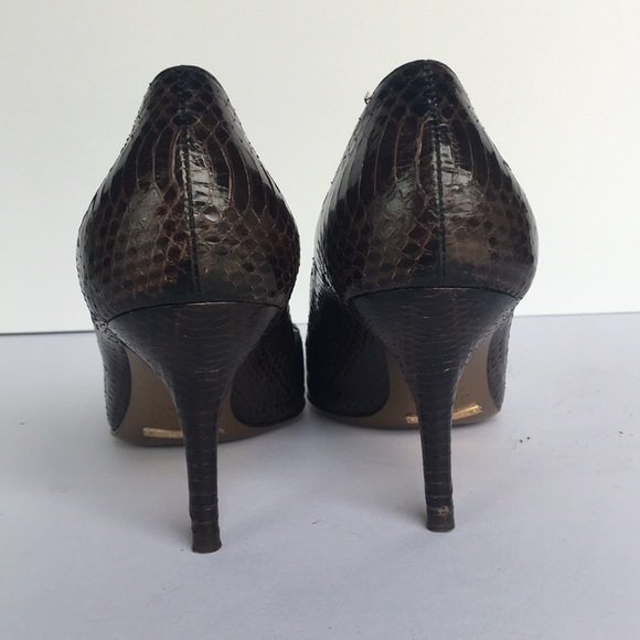Dolce & Gabbana Brown Snakeskin heels - Picture 7 of 7